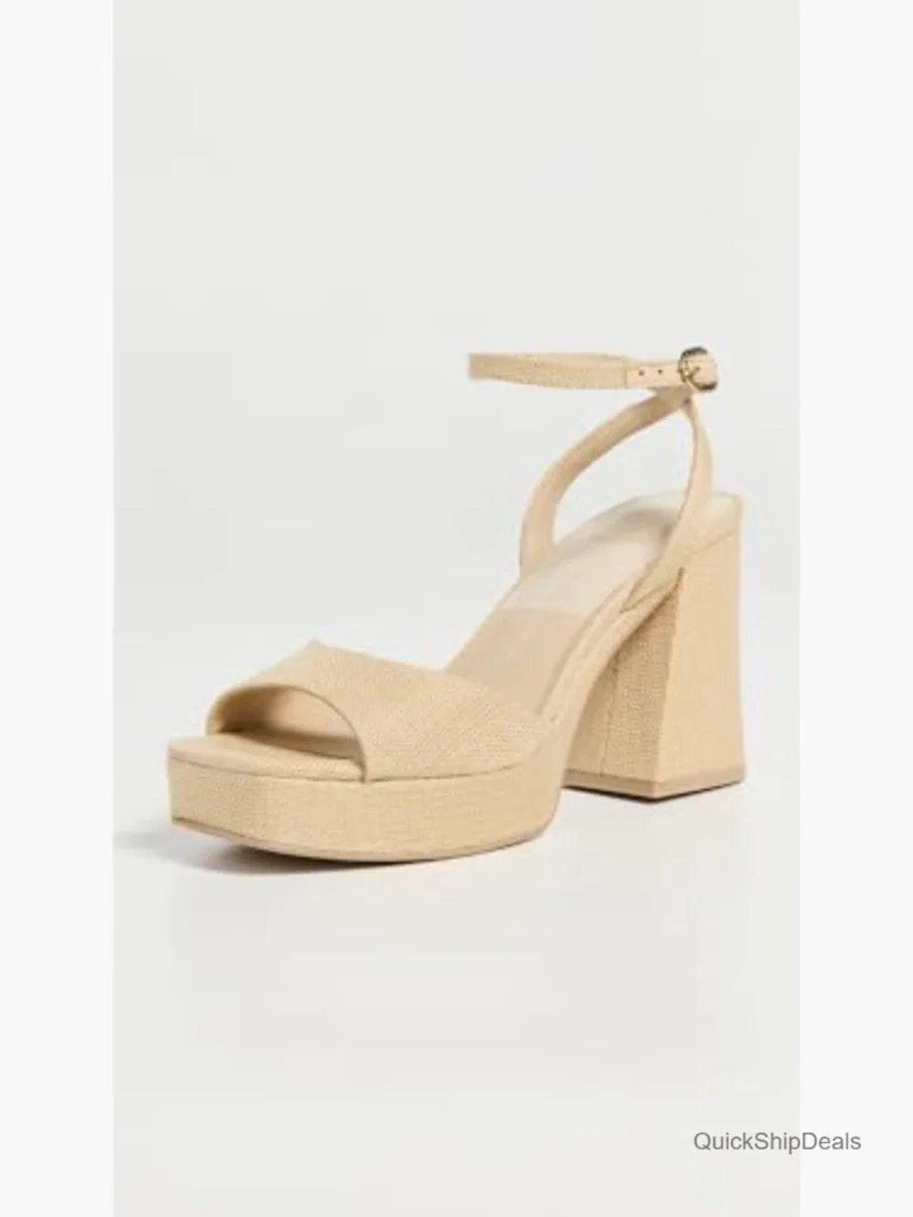 Platform Sandals with Cushioned Footbed, 4in Heel